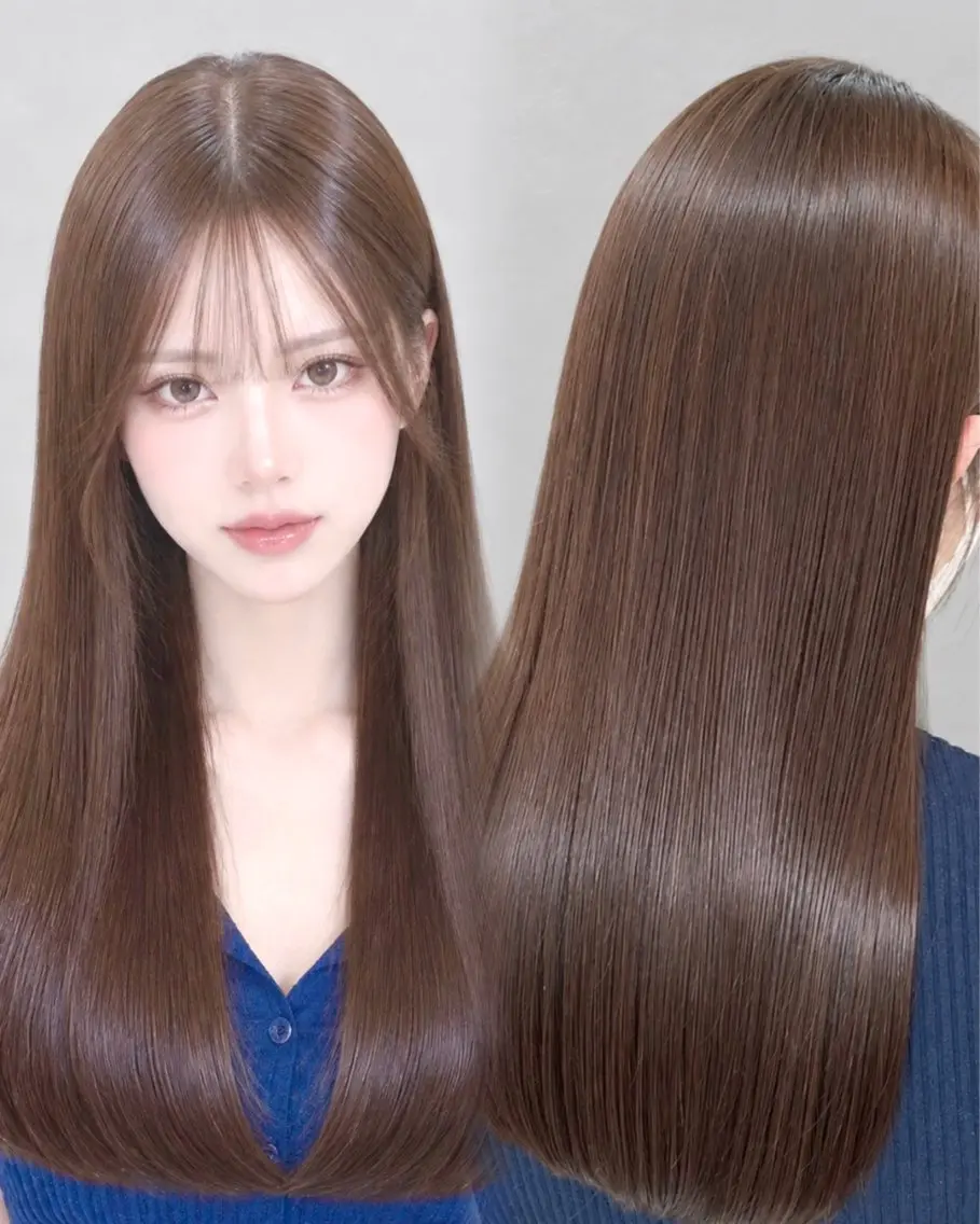 ロング カラー ブラウンカラー ヘアカラー トリートメント 上品♡ブラウン💎 アレンジ🩰Rimiのヘアスタイル