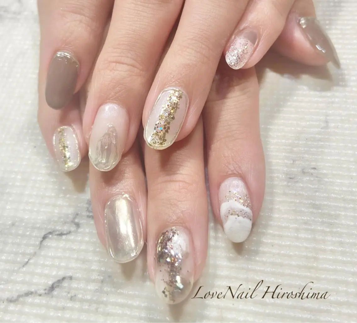 ネイル 持ち込み LoveNail HIROSHIMAのネイルデザイン