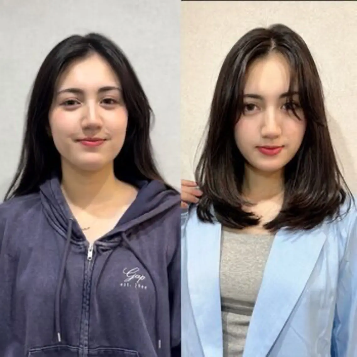 セミロング Bonheur umedaのヘアスタイル