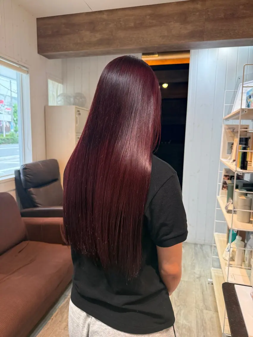 カラー ヘアカラー malibu あいかのヘアスタイル