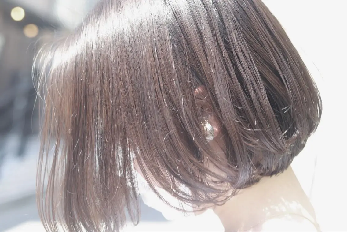 ショート カラー グレージュ ボブ 【完全マンツー 恵比寿】佐藤 翔のヘアスタイル