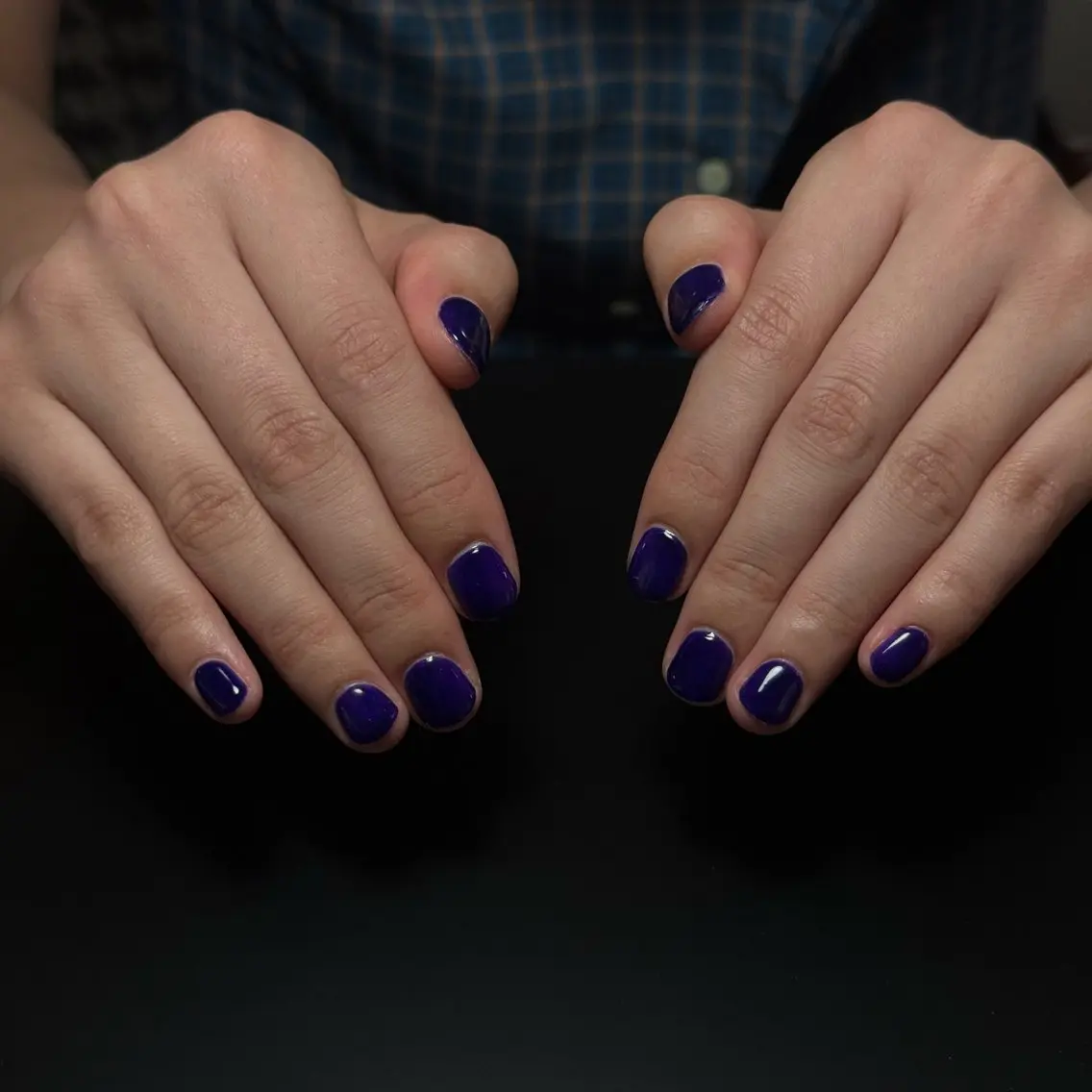 ネイル ブルー ワンカラーネイル シンプルネイル ハンドネイル D.d nail Maria🫧のネイルデザイン