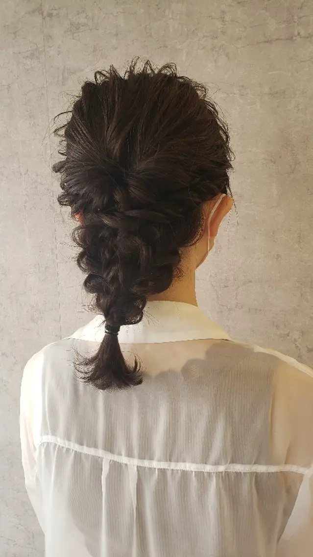 セミロング 🤍山岸 彩花🤍のヘアスタイル