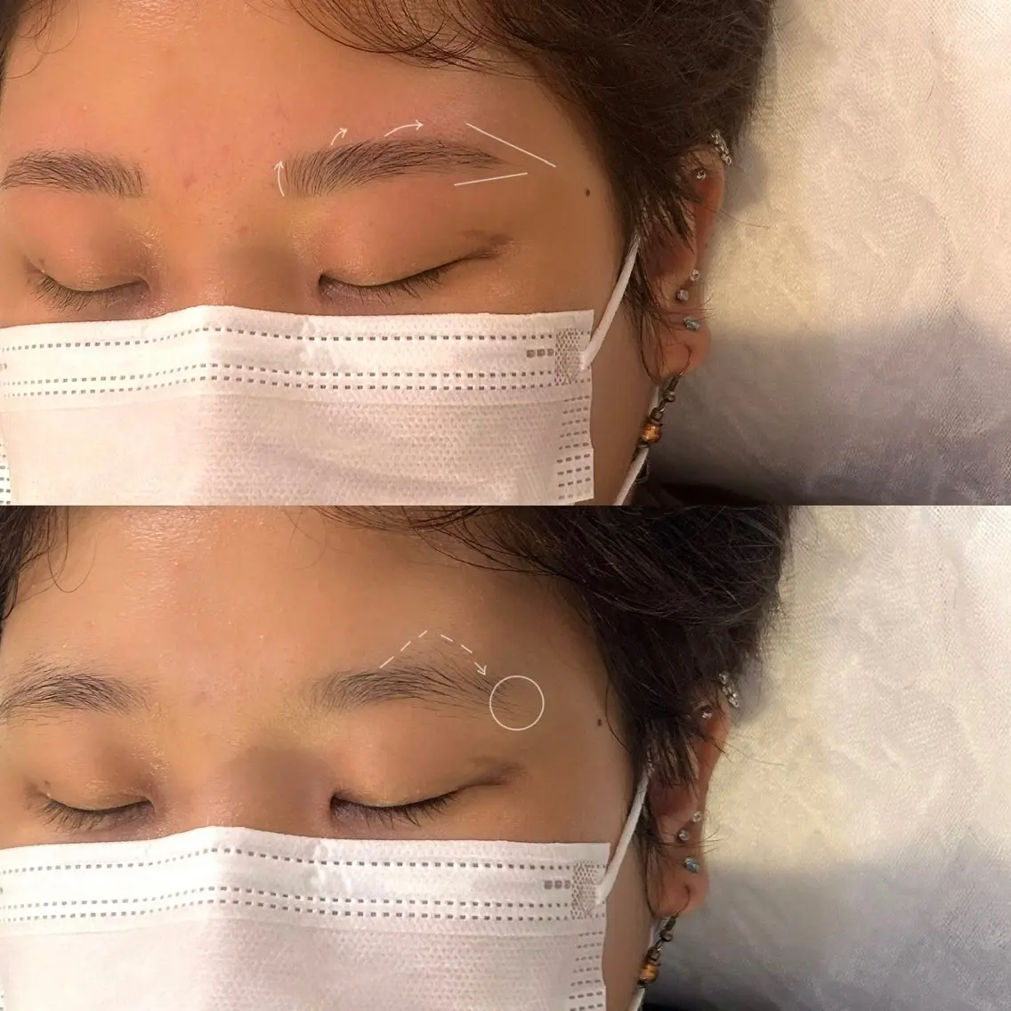 アイブロウ ハリウッドブロウリフト 吉祥寺kasumi 🌛eye/browのマツエク・マツパデザイン
