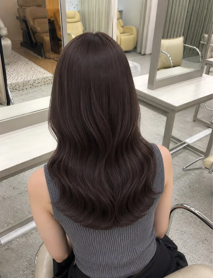 ミディアム ヘアカラー coco ウナのヘアスタイル