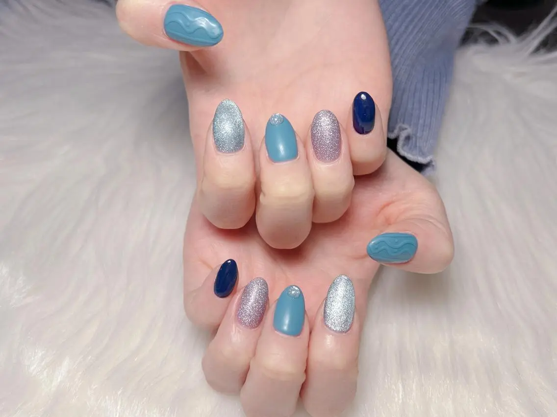 ネイル MiKi Nai池袋 長さだし得意のネイルデザイン