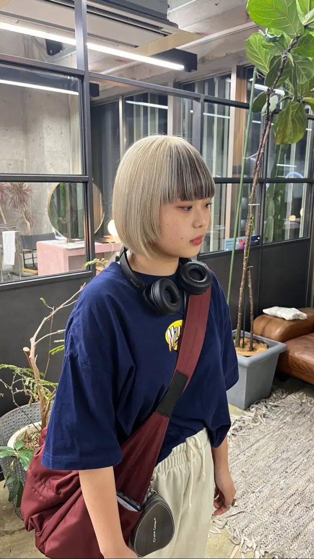 ミディアム ヘアカラー 中江 友哉のヘアスタイル