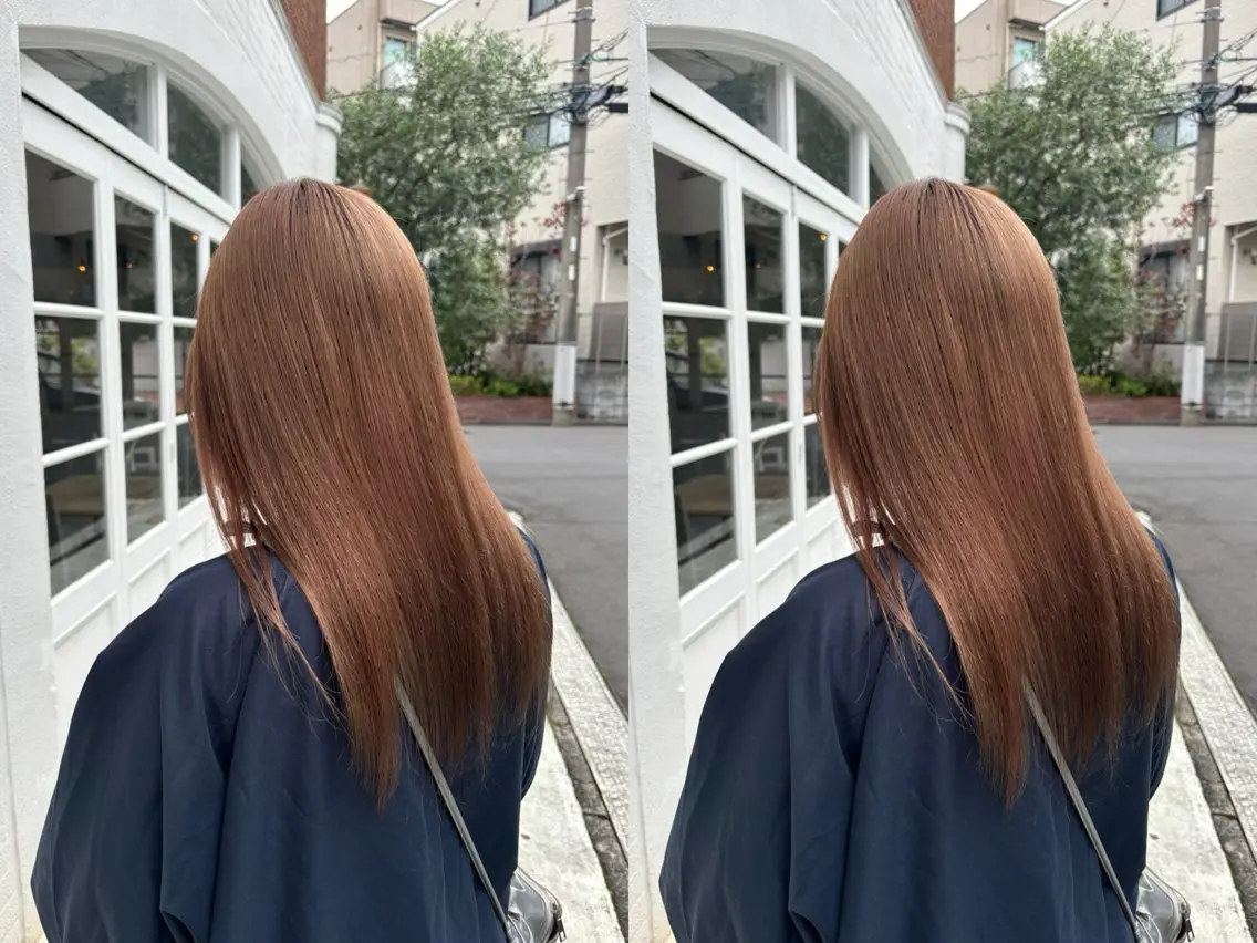 ロング SAKI⭐️ブリーチ ・艶カラー⭐️のヘアスタイル