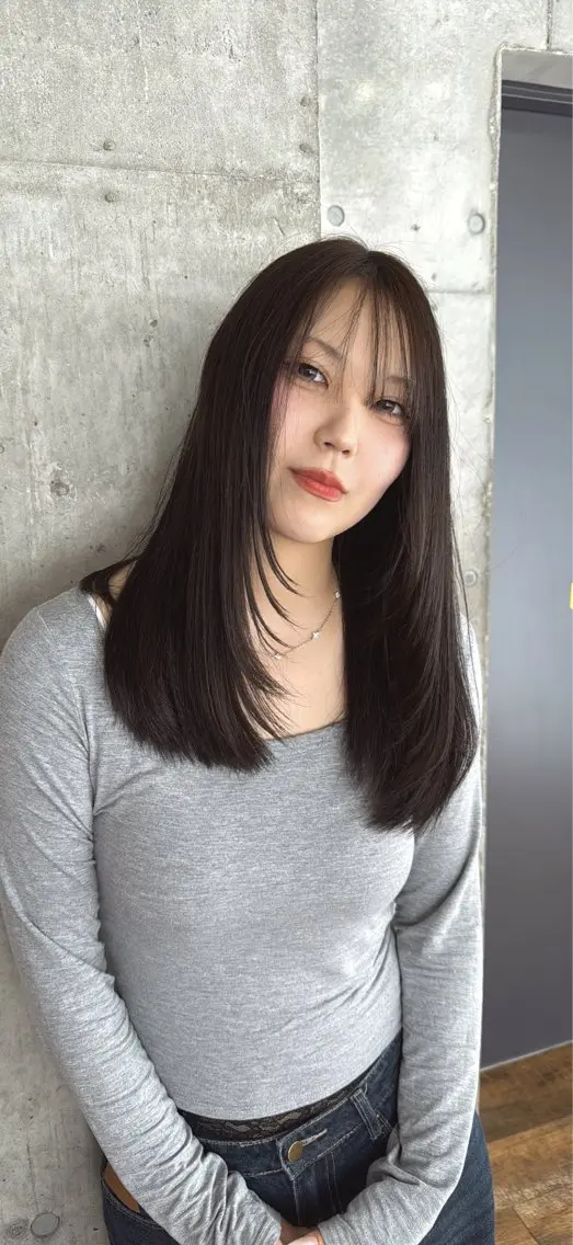 ロング カラー カット ヘアカラー トリートメント 🎨デザイン🥇 美髪・艶髪 日暮千敬のヘアスタイル