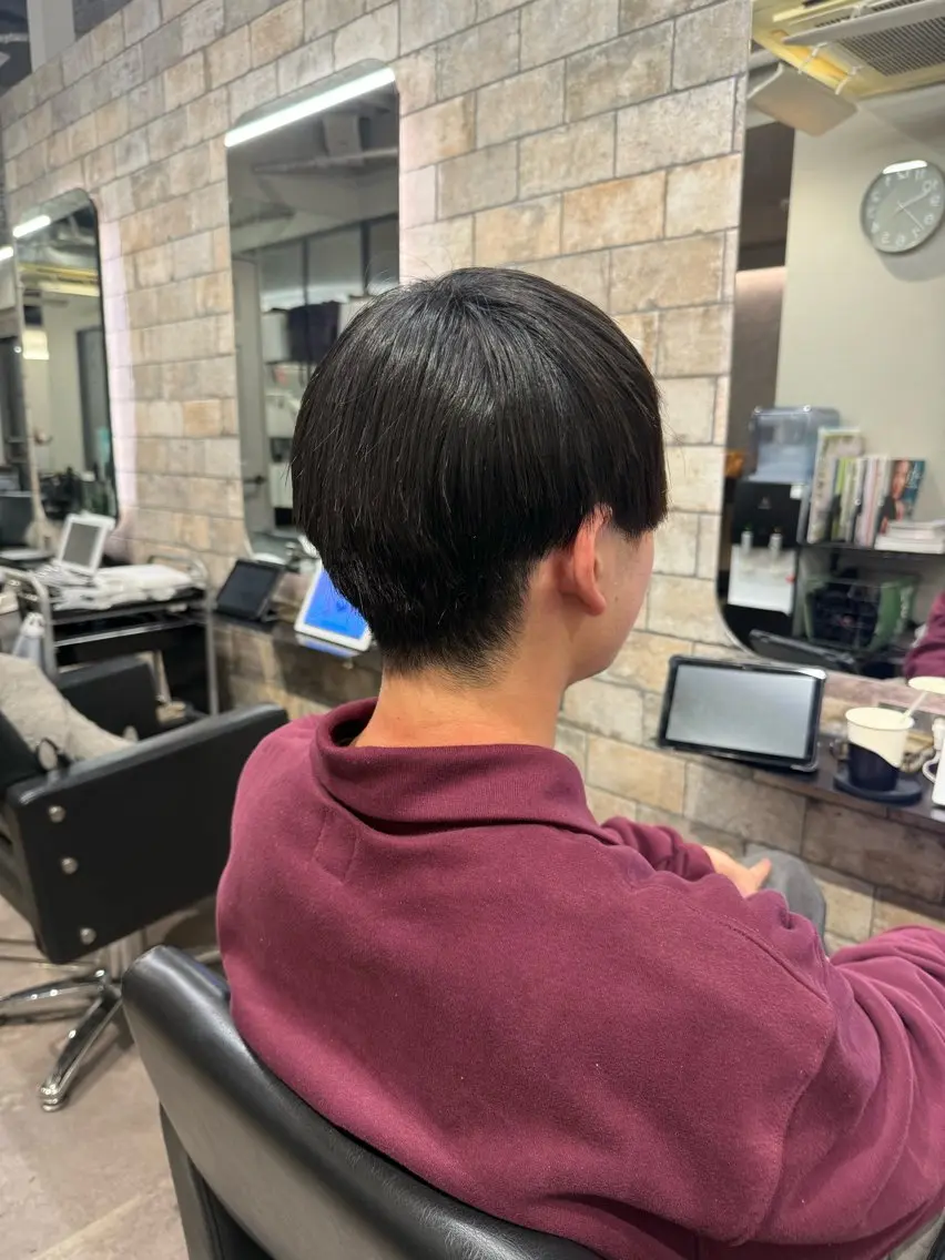 ショート メンズ カット 縮毛矯正 トリートメント fan.ray⚽️ 髙橋翔一のヘアスタイル