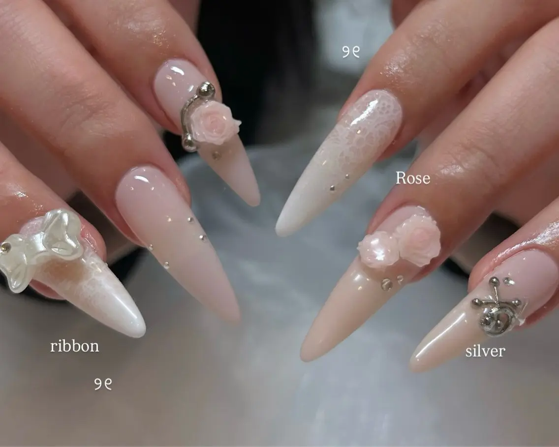 ネイル ハンドネイル prunelle .のネイルデザイン