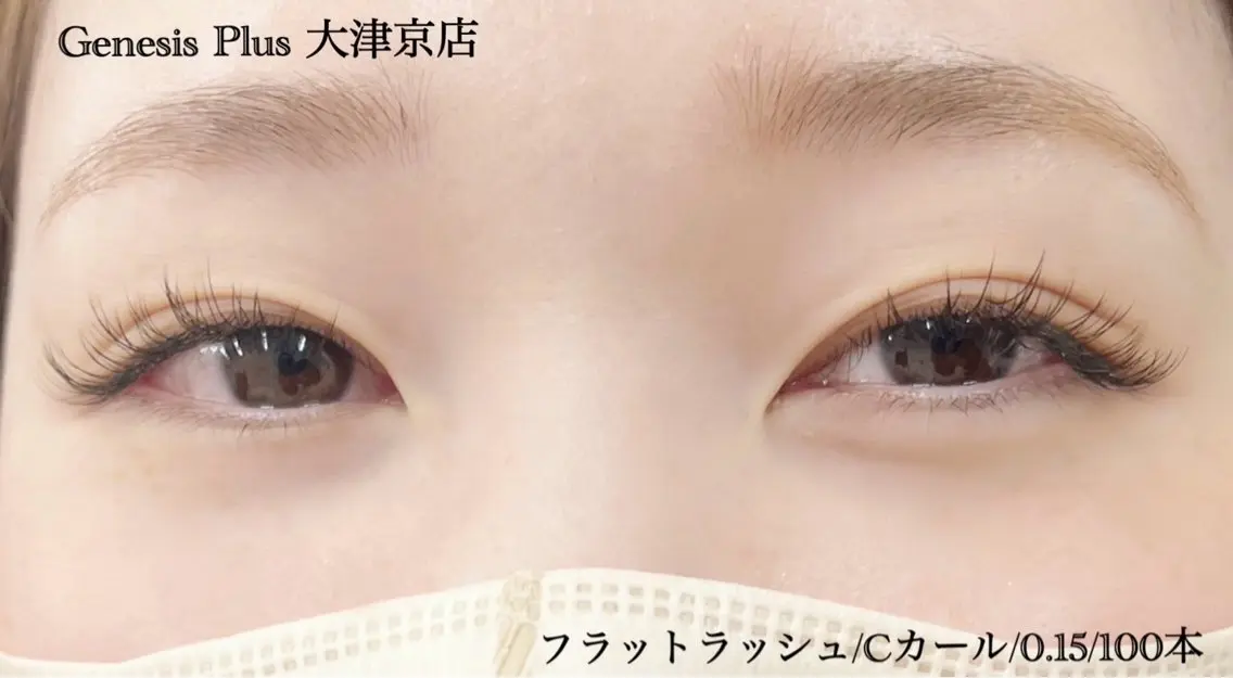 マツエク・マツパ フラットラッシュ Genesis Plus大津京店のマツエク・マツパデザイン