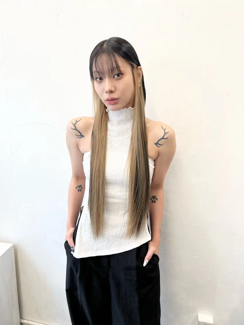 ミディアム カラー HARU//原宿🤍 リピート率NO.1のヘアスタイル
