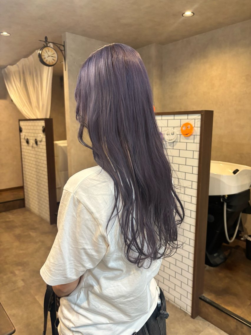 ロング ヘアカラー トリートメント silk🐶 ayaneのヘアスタイル