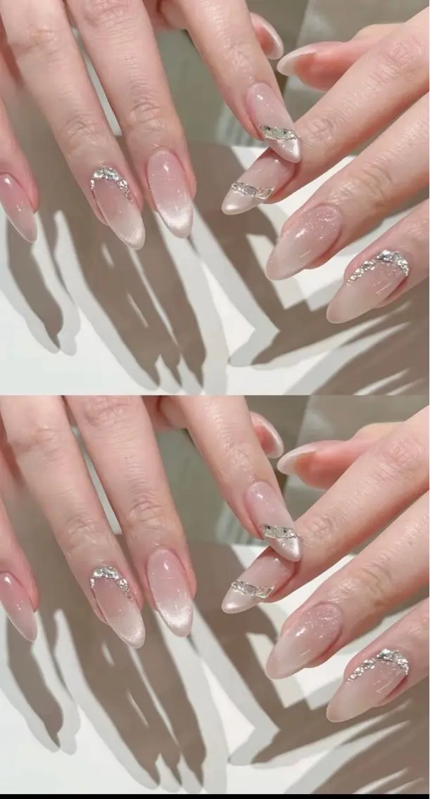 ネイル チークネイル フットネイル フレンチネイル グラデーション 韓国ネイル YUKI NAILのネイルデザイン