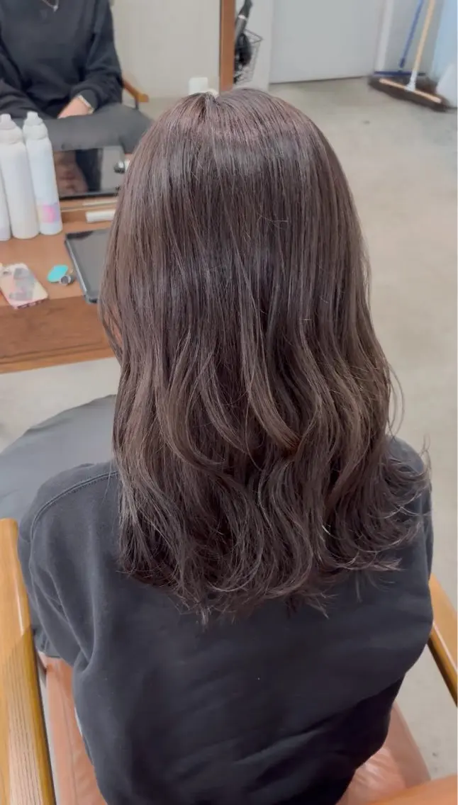 セミロング カット ヘアカラー トリートメント SONO 【一宮】のヘアスタイル