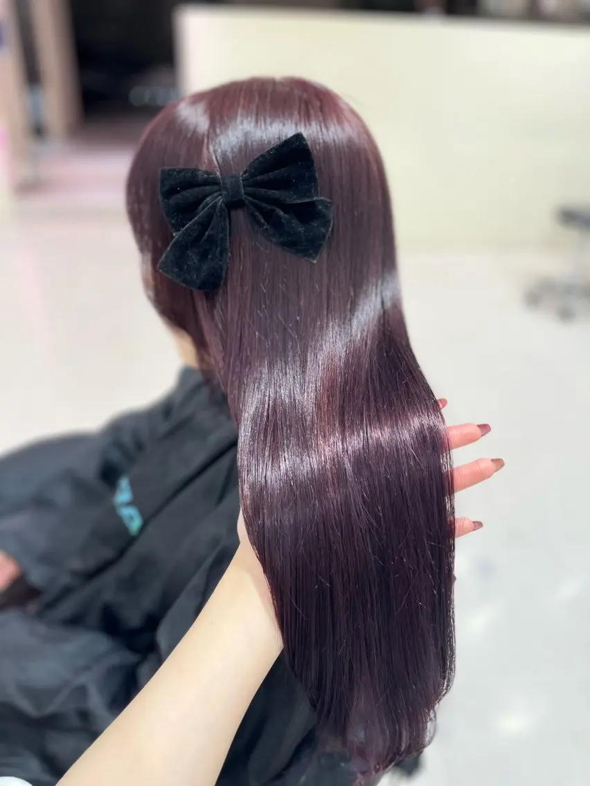カラー ヘアカラー トリートメント ベージュ・ラベンダー カラー🎀りりのヘアスタイル