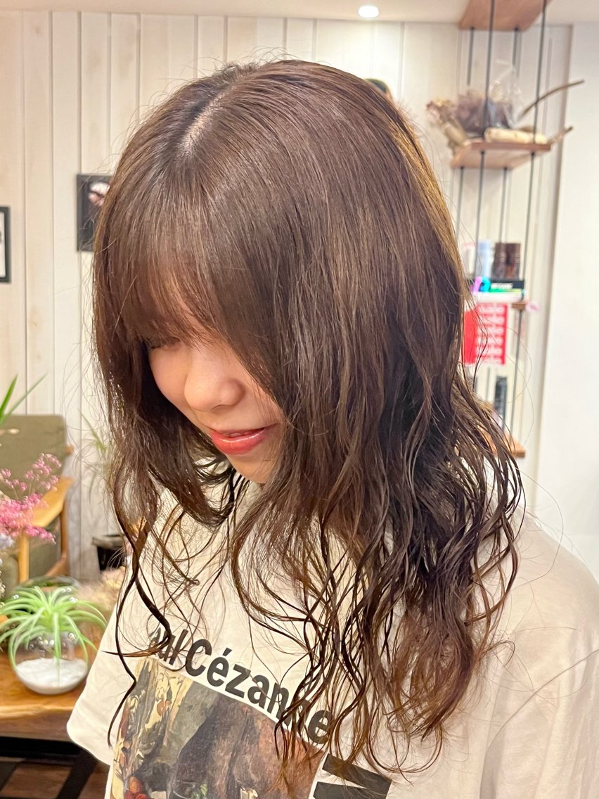 ロング カラー ヘアカラー 福井 大翔のヘアスタイル
