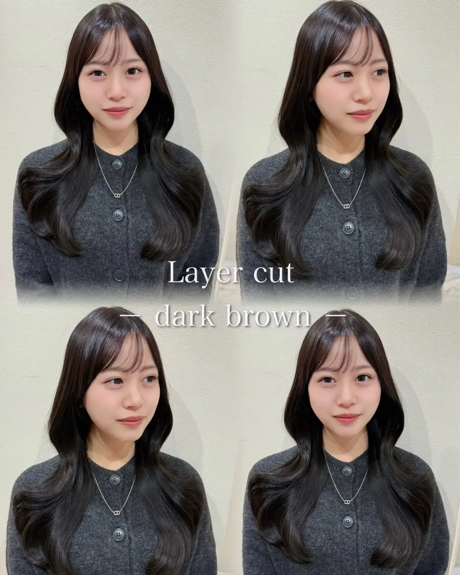 セミロング カラー 透明感カラー くびれヘア 髪質改善 くびれレイヤー レイヤーカット カット ヘアカラー トリートメント 似合わせレイヤーカッ ト🩶瀧本美咲のヘアスタイル