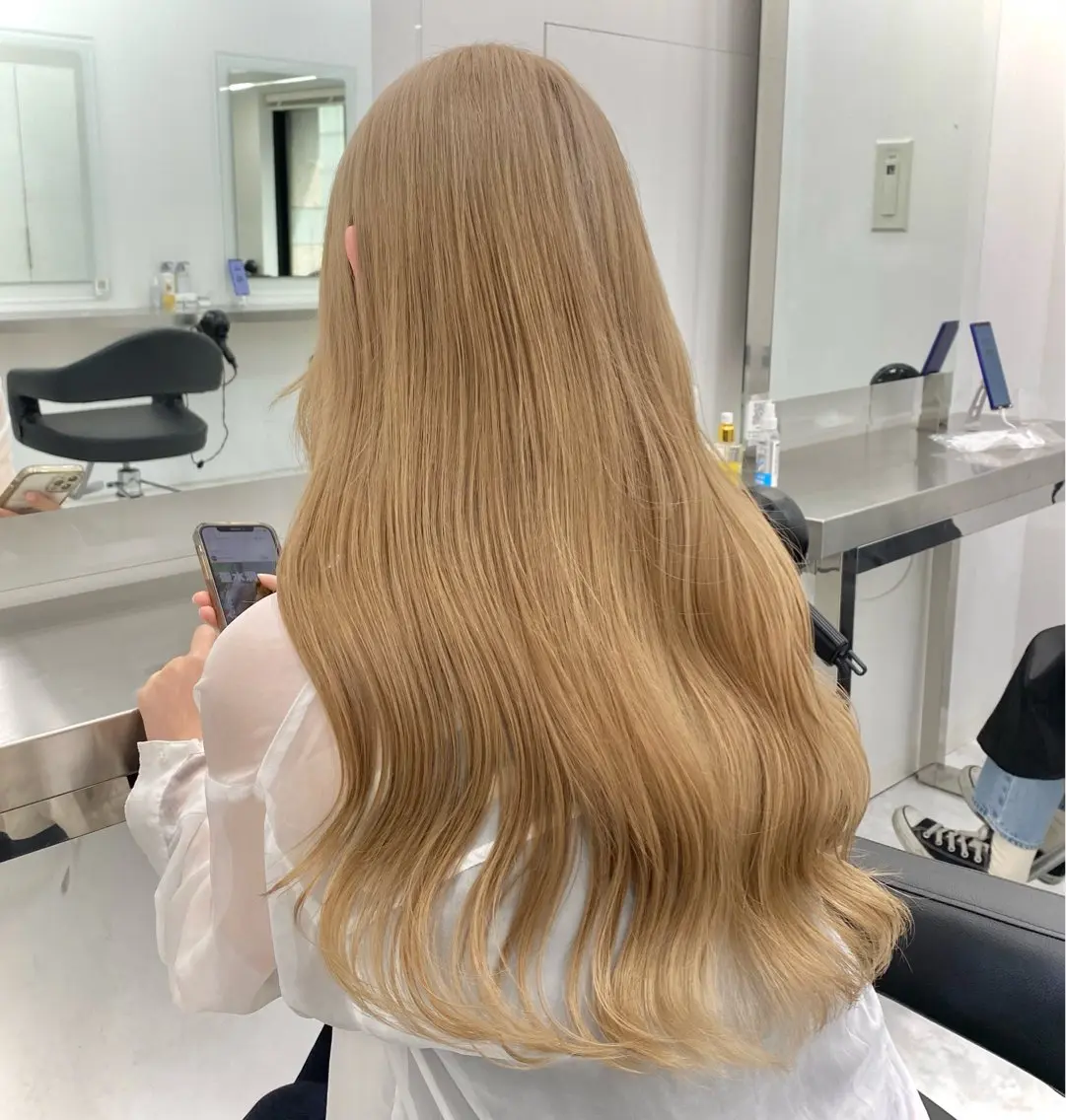 ロング 🤍やわらか抜け感 hair🤍RINのヘアスタイル