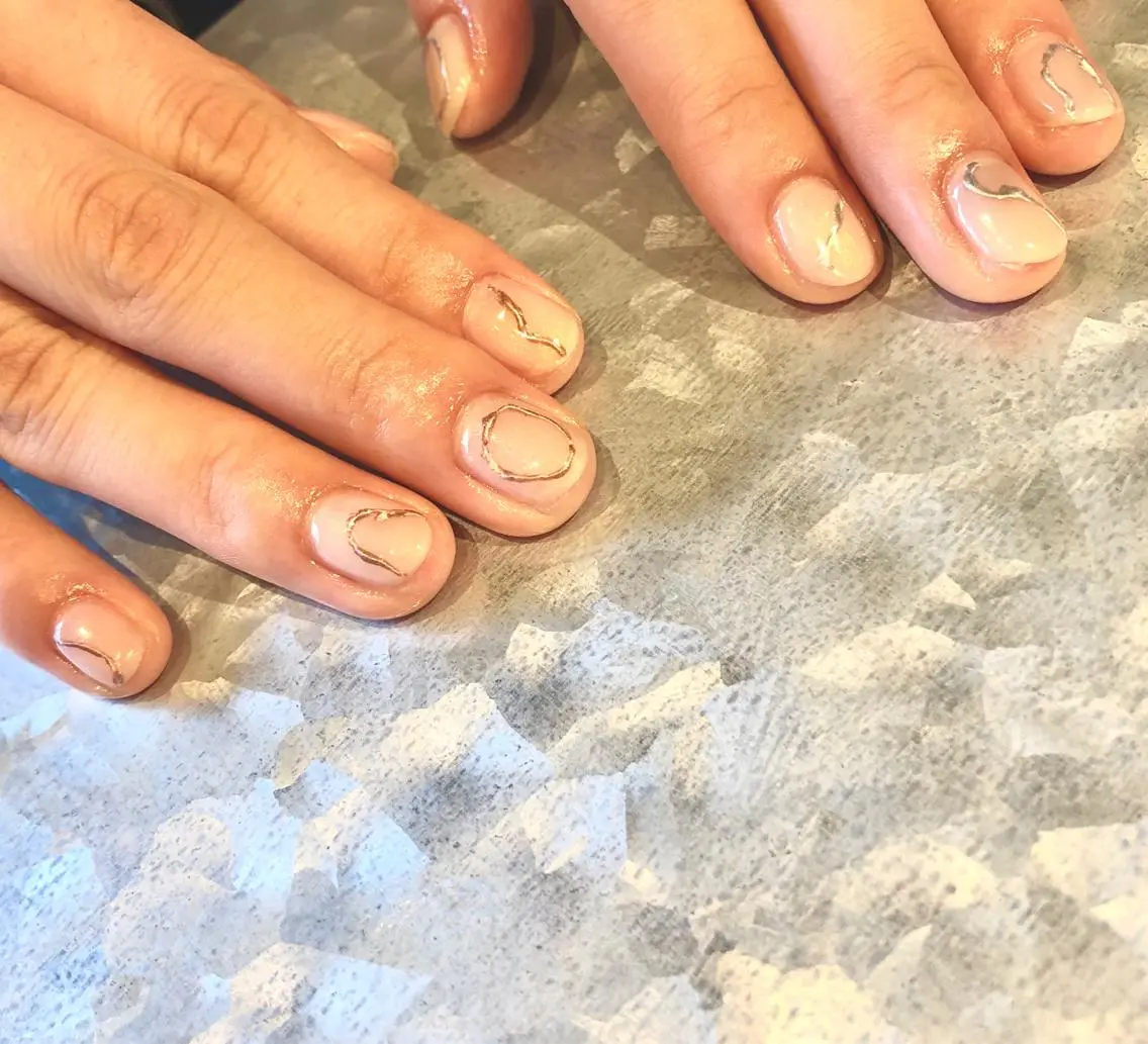 ネイル ニュアンスネイル TRAM-nail moriizumiのネイルデザイン
