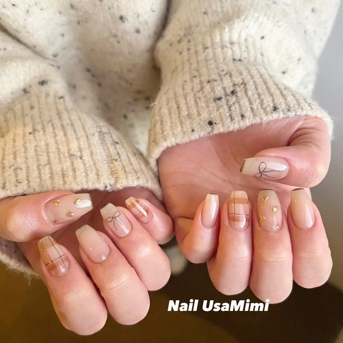 ネイル ジェルネイル 韓国ネイル マグネットネイル 持ち込み ワンカラーネイル 本町NailUsa Mimi RIKOのネイルデザイン
