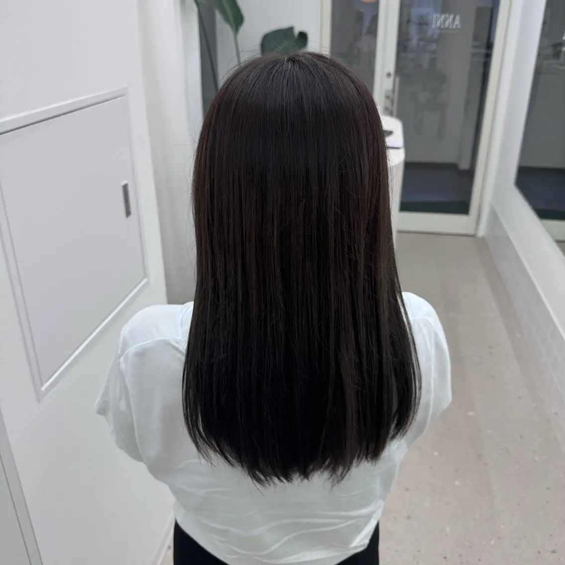 ロング ヘアカラー トリートメント 内田 愛莉のヘアスタイル