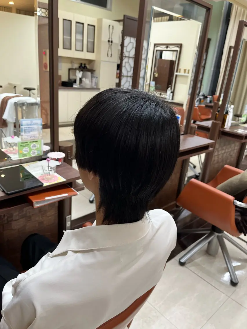 ショート メンズ マッシュウルフ マッシュ メンズウルフカット ウルフカット 🧊メンズ特化🧊 高木航希のヘアスタイル