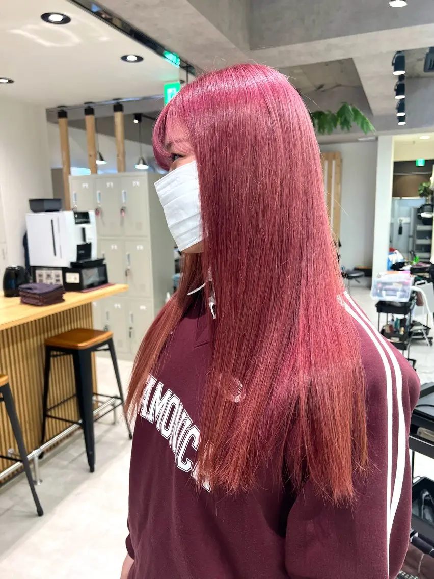 ロング カラー ヘアカラー トリートメント 🍀お悩み改善憧れの 美髪　小林風雅のヘアスタイル