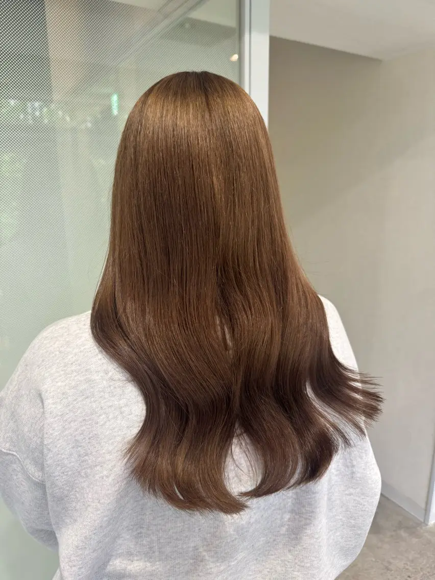 ロング ヘアカラー 髪質改善✨️柴田 妃菜🧸のヘアスタイル
