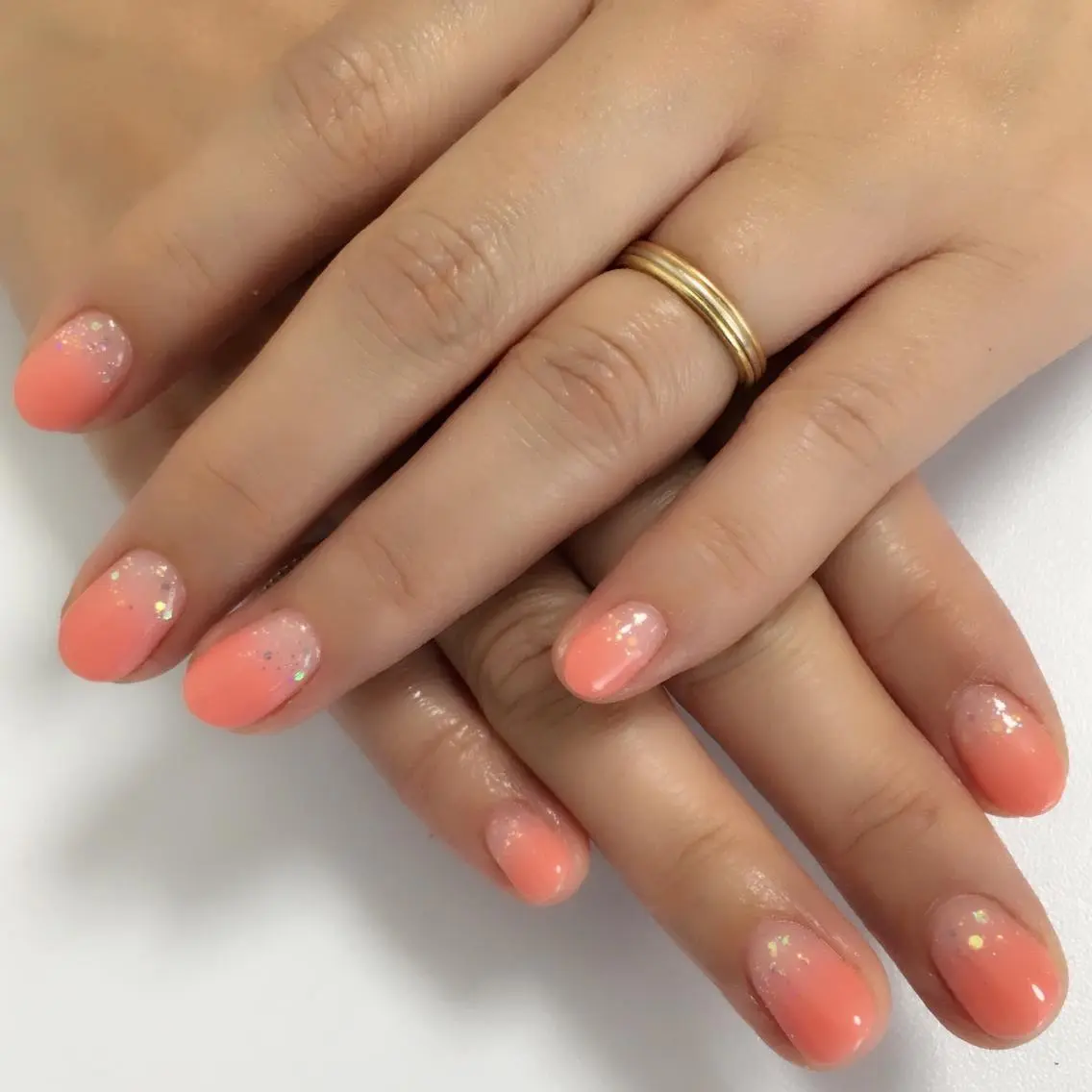 ネイル グラデーション ラメ(グリッター) Nono Nail ノノネイルのネイルデザイン
