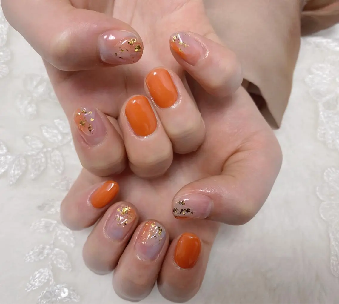 ネイル 持ち込み ニュアンスネイル ALITA 池袋店✨のマツエク・マツパデザイン