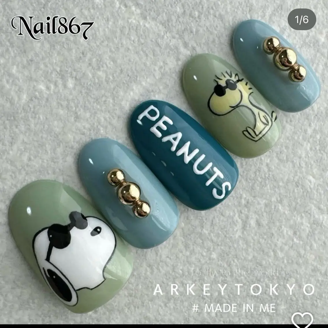 【オフなしハンドジェル 】アートコース練習モデル💅✨手書きキャラクターやってくださる方💅の写真