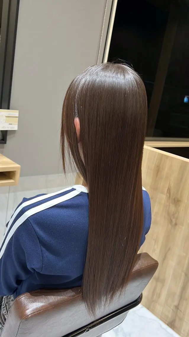 ロング 縮毛矯正 ルクール喜多町店 コムロのヘアスタイル