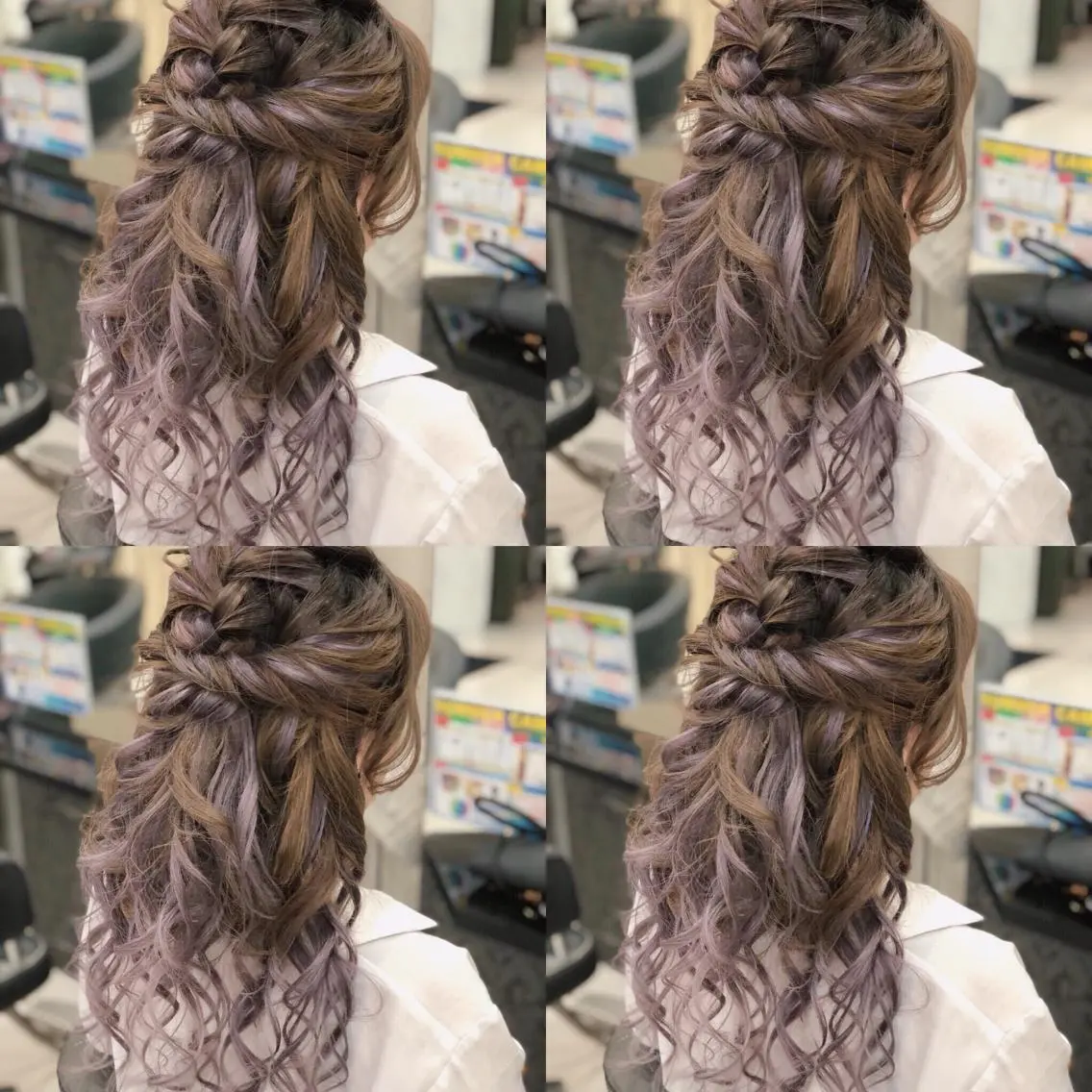ロング ヘアアレンジ ハーフアップ ヘアセット 🌷MAYU 🌷のヘアスタイル