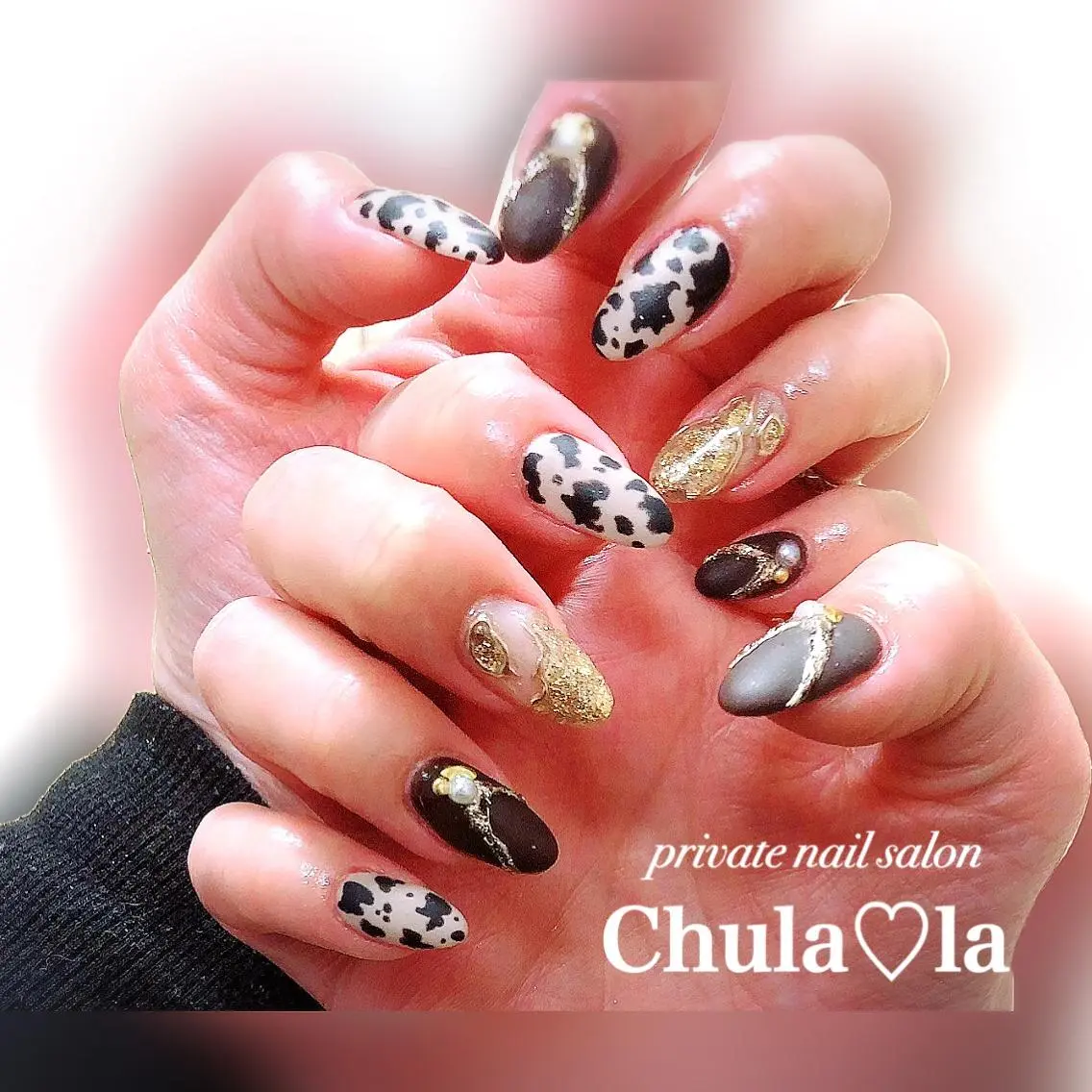ネイル マットネイル 持ち込み ハンドネイル Chula♡la 豊見城市高安のネイルデザイン