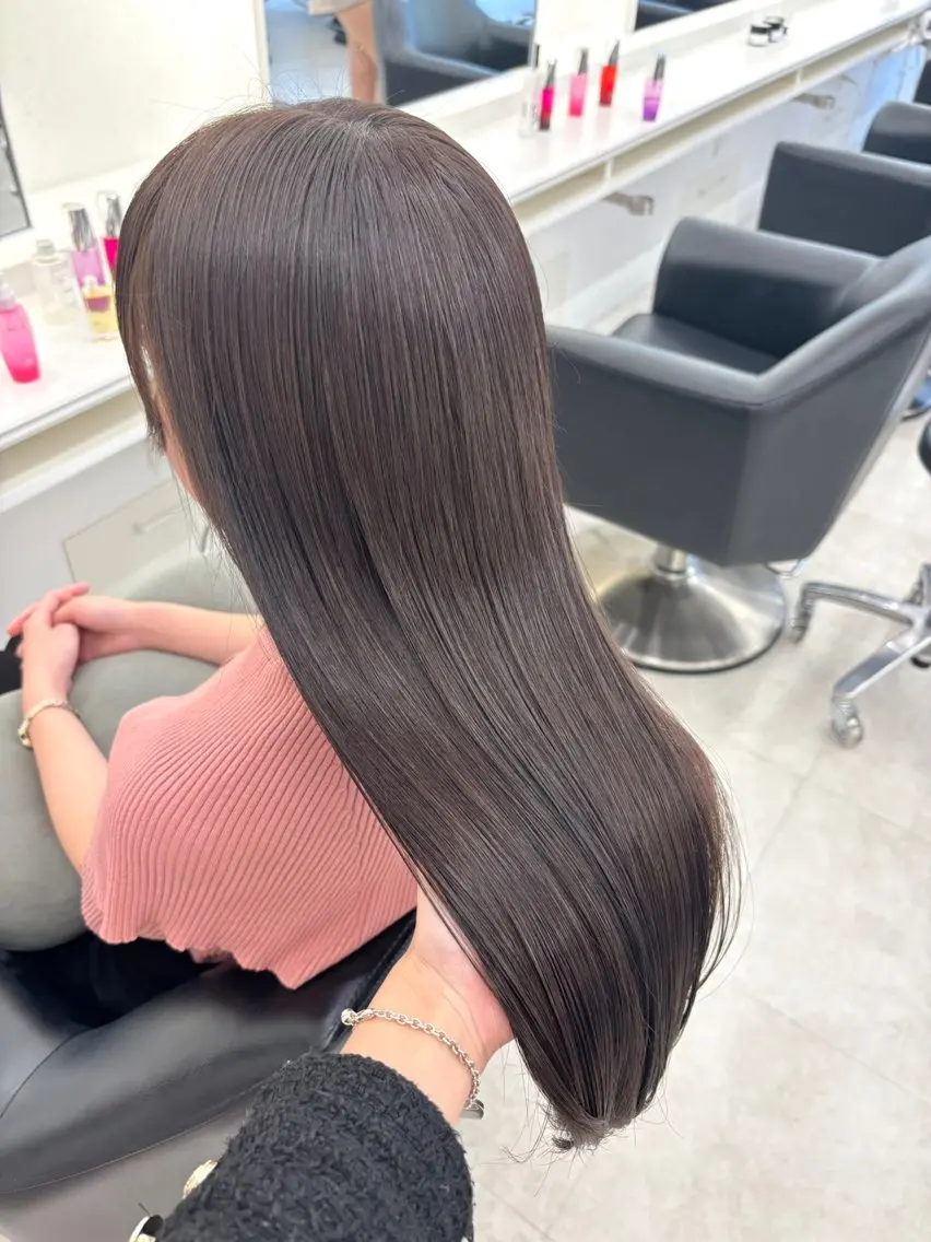 ロング カラー カット ヘアカラー トリートメント ParveMix‎‎ ‎🤍加藤理沙のヘアスタイル