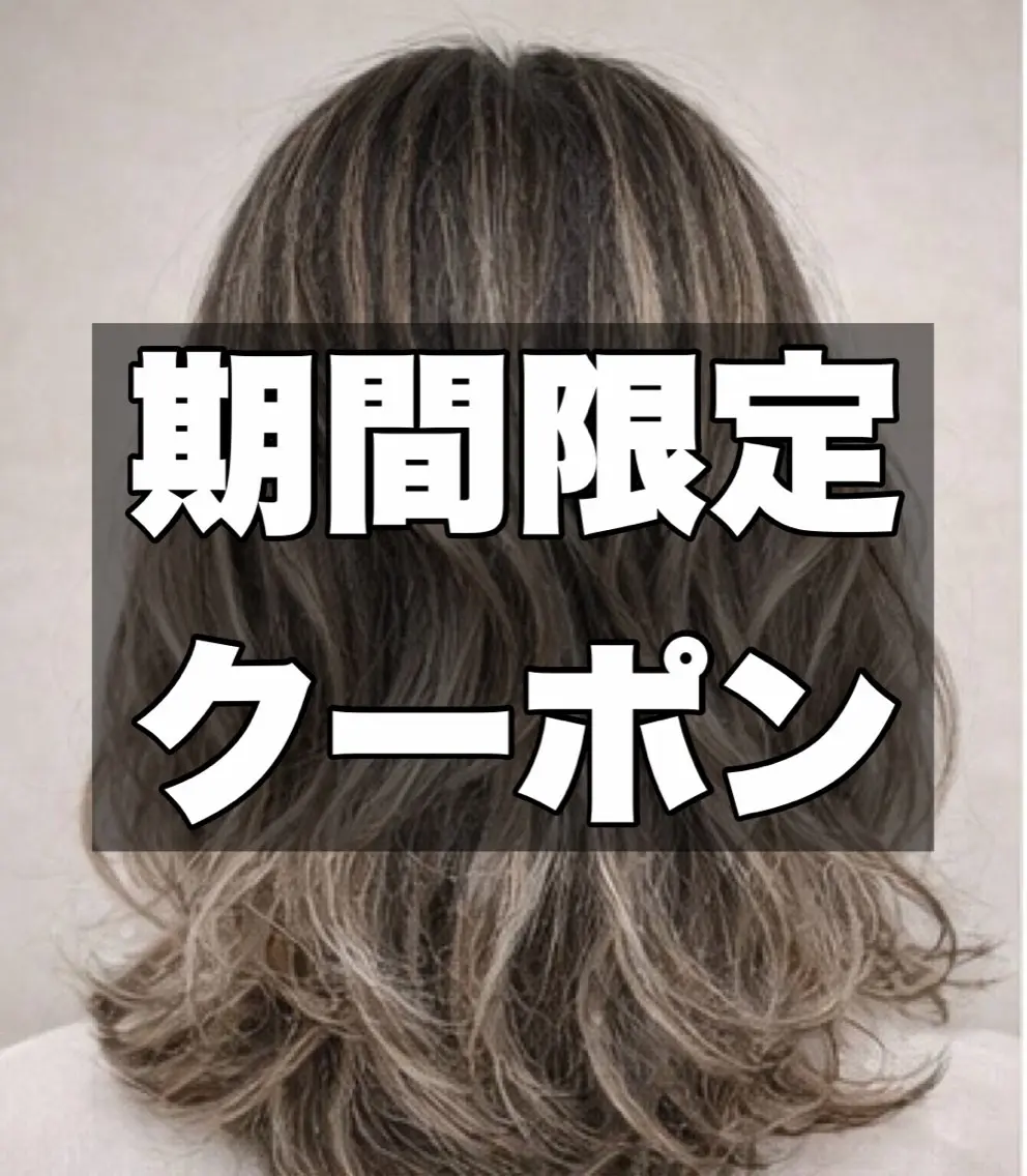 5月6月限定【特別価格】白髪ぼかしハイライト/バレイヤージュ¥26,400→¥5,000(撮影モニター条件アリ)の写真