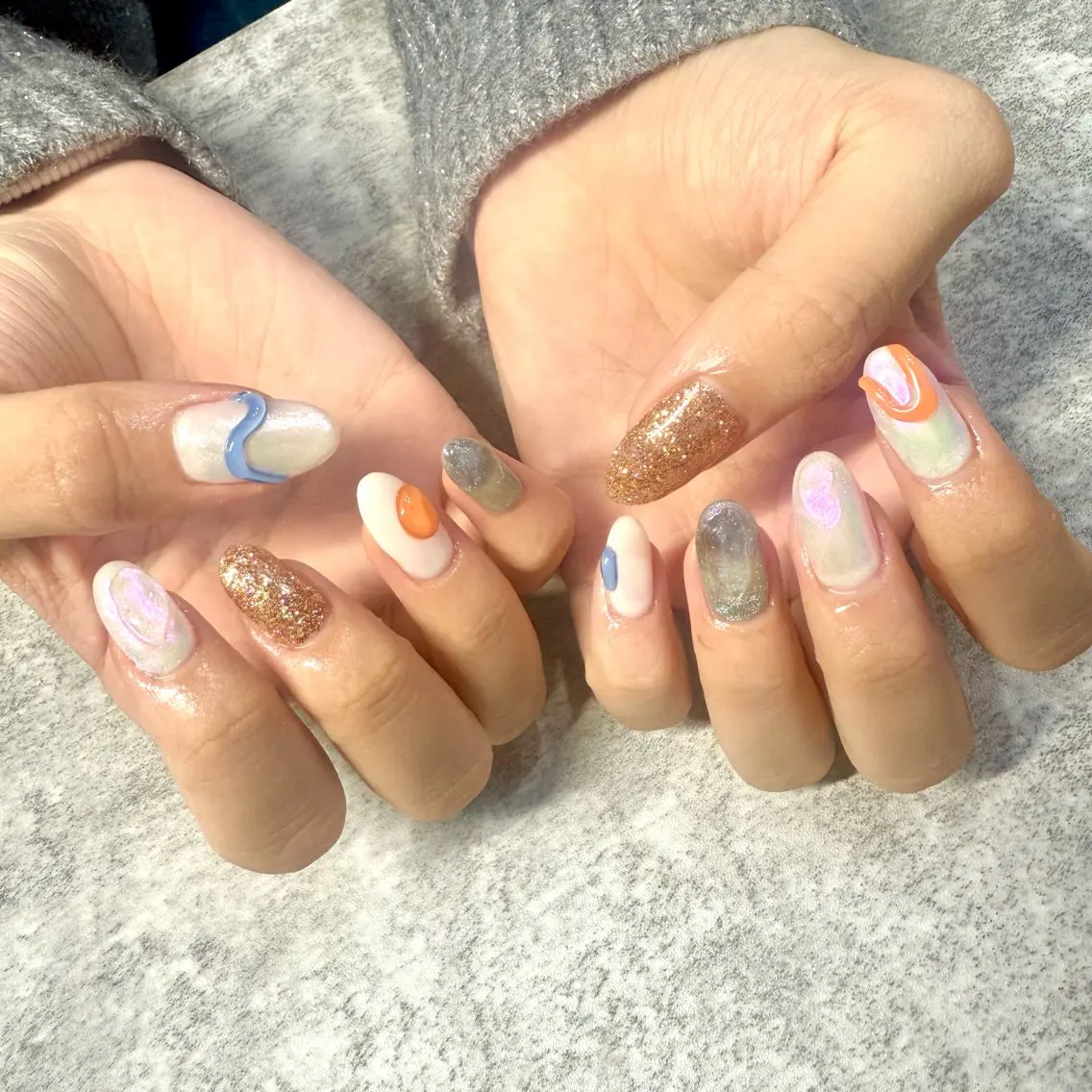ネイル ぷっくりネイル ハンドネイル ★Rinail... .のネイルデザイン