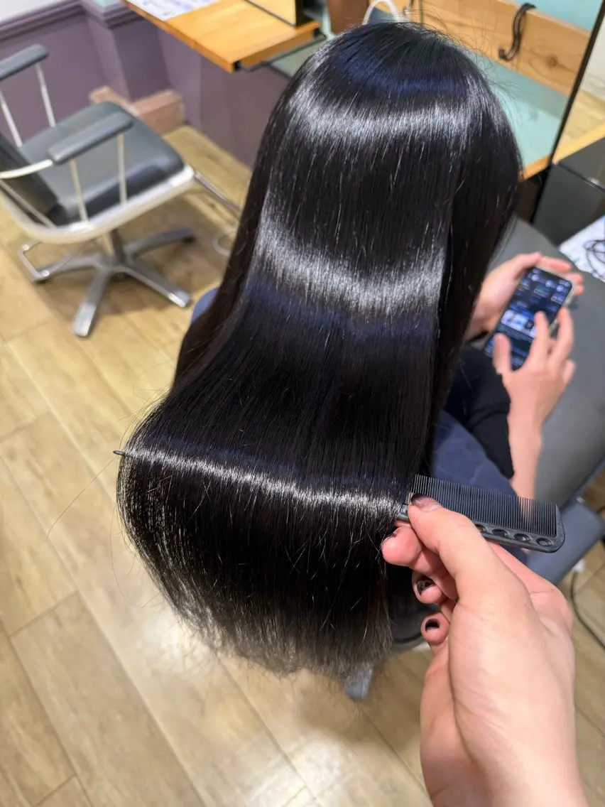 ロング カラー ヘアカラー ✨️パーマ✨ たなかひろとのヘアスタイル