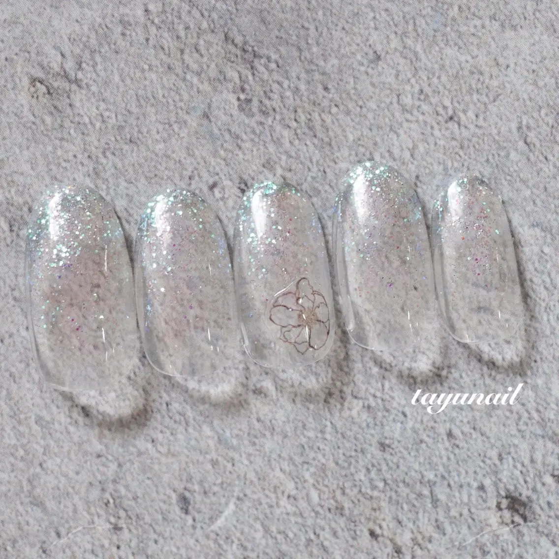 ネイル アートネイル ジェルネイル パラジェル シンプルネイル ハンドネイル ネイルサロン 【たゆnail】のネイルデザイン