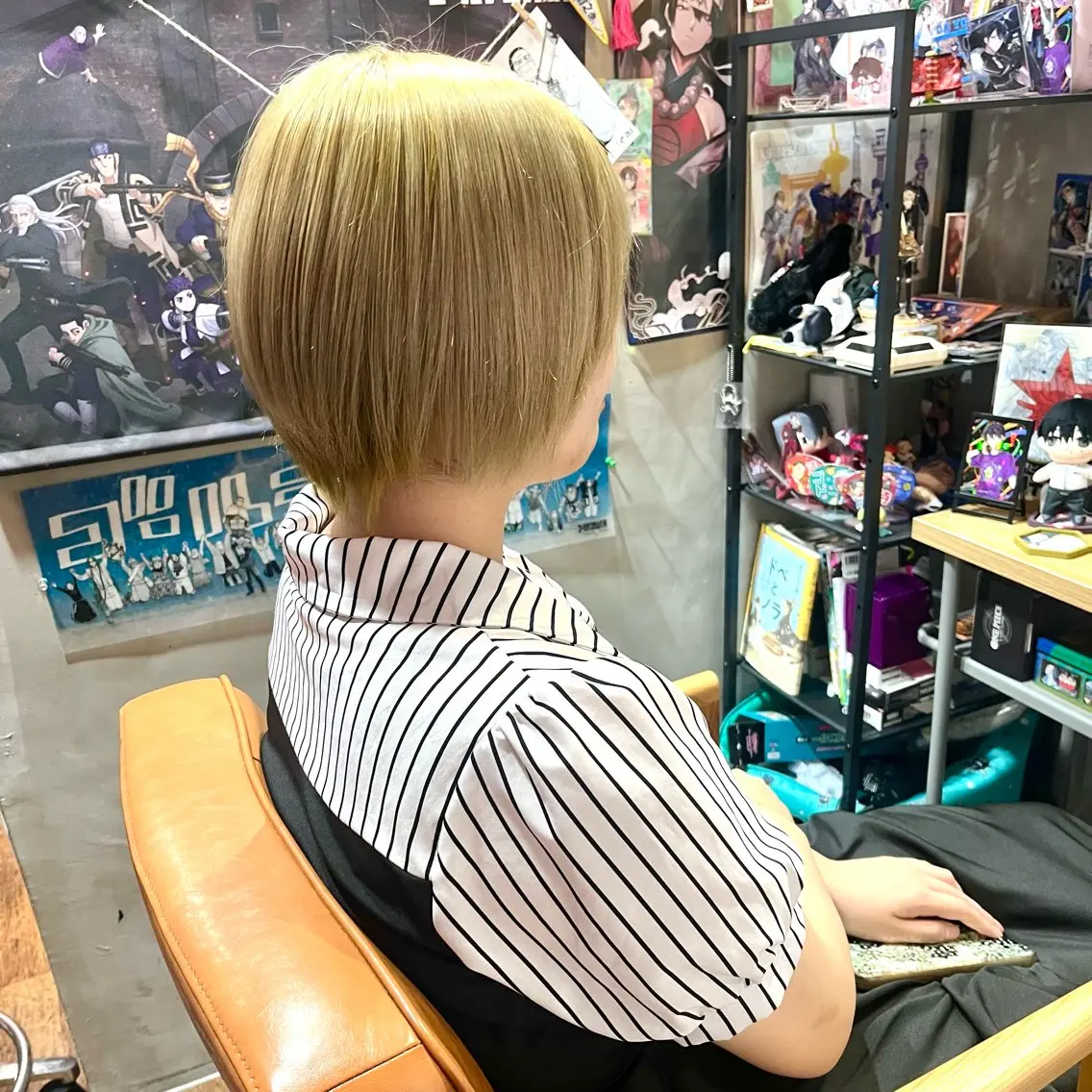 ショート カラー イエローカラー ヲタ件。/カラー🌷 ヨナのヘアスタイル