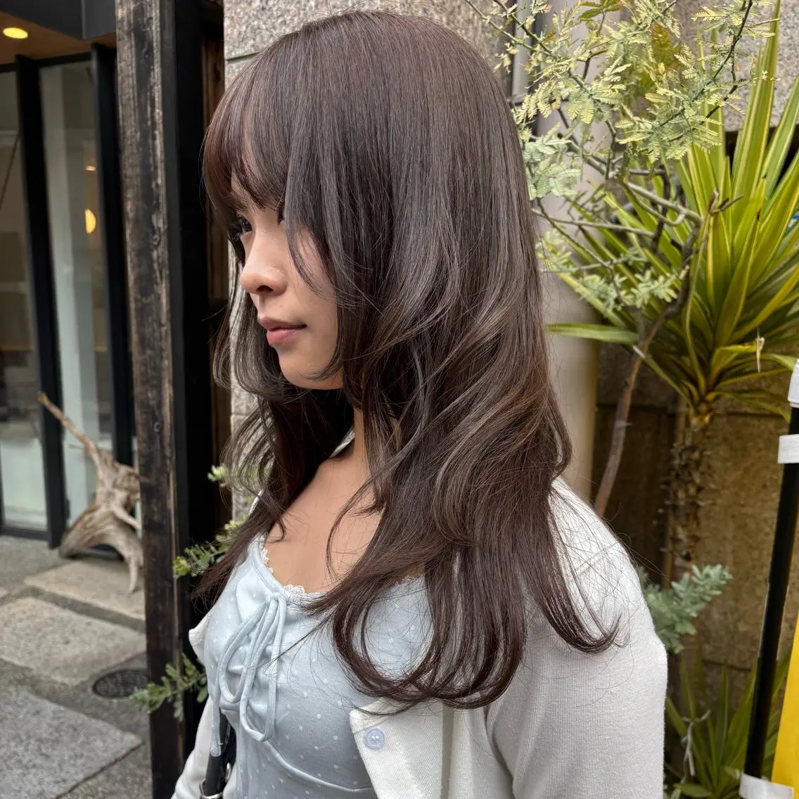 セミロング レイヤーカット 似合わせボブカット/ 髪質改善/細川実知香のヘアスタイル