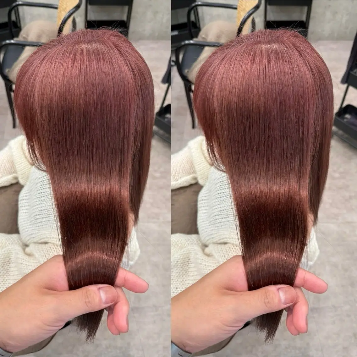 ロング ヘアカラー ケアブリーチ🫧 hana🎀のヘアスタイル