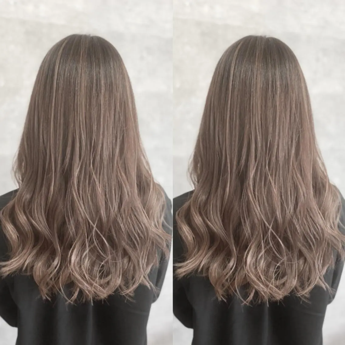 ロング カット ヘアカラー トリートメント ＳＨＩ ＺＵのヘアスタイル