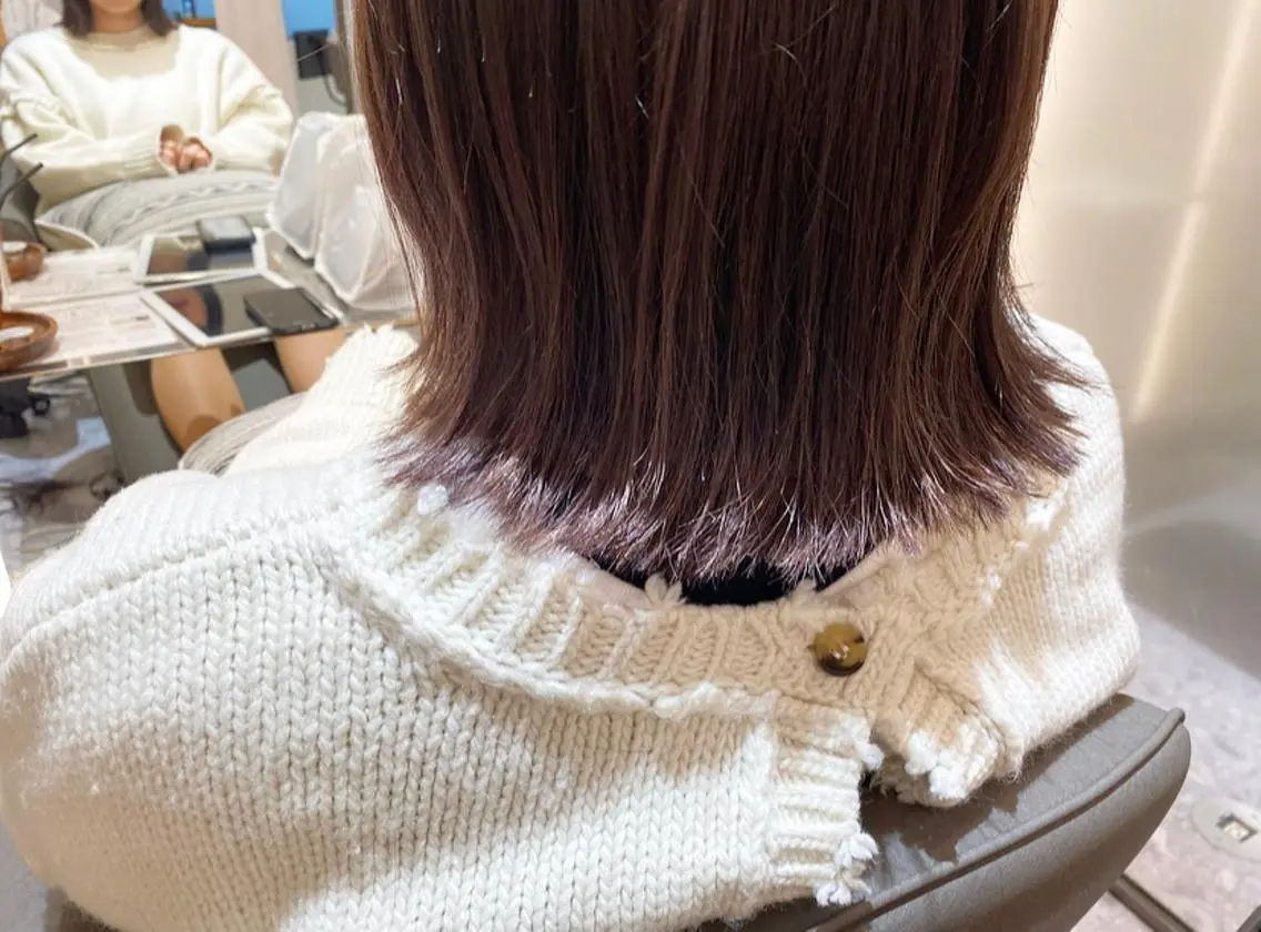 ミディアム カラー 🌈🌸あおき みちる🌟💗のヘアスタイル