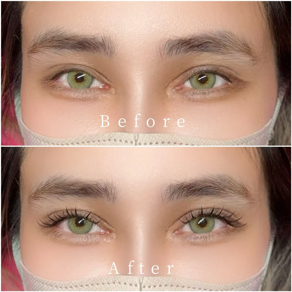 マツエク・マツパ 束感まつ毛 ワンホンマツエク マツエク メリー🗼 六本木Eyelashのマツエク・マツパデザイン