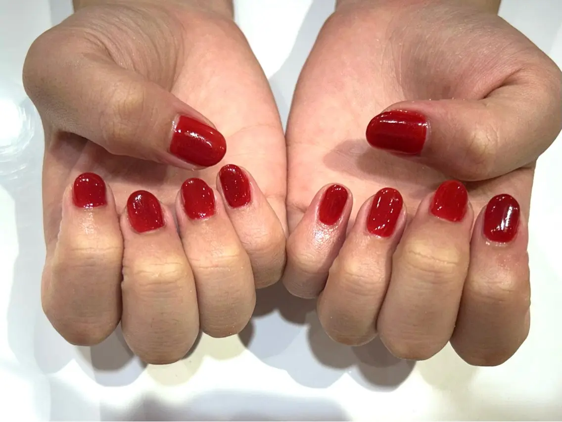 ネイル ワンカラーネイル SHELLNAIL NOAのネイルデザイン
