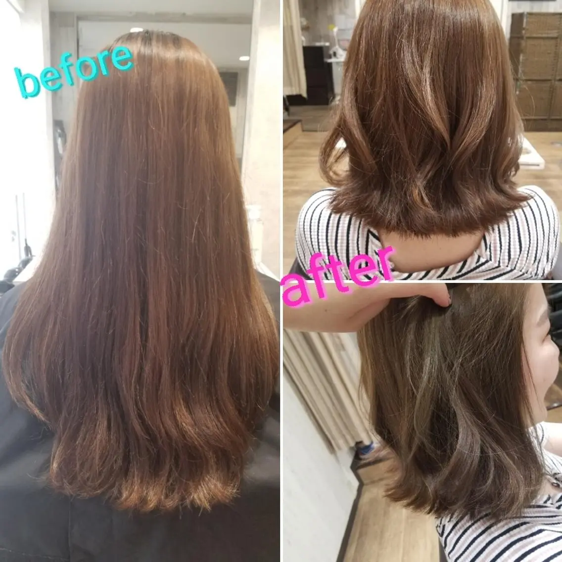ミディアム カット トリートメント 店長 とみー / ツヤ感&似合わせのヘアスタイル
