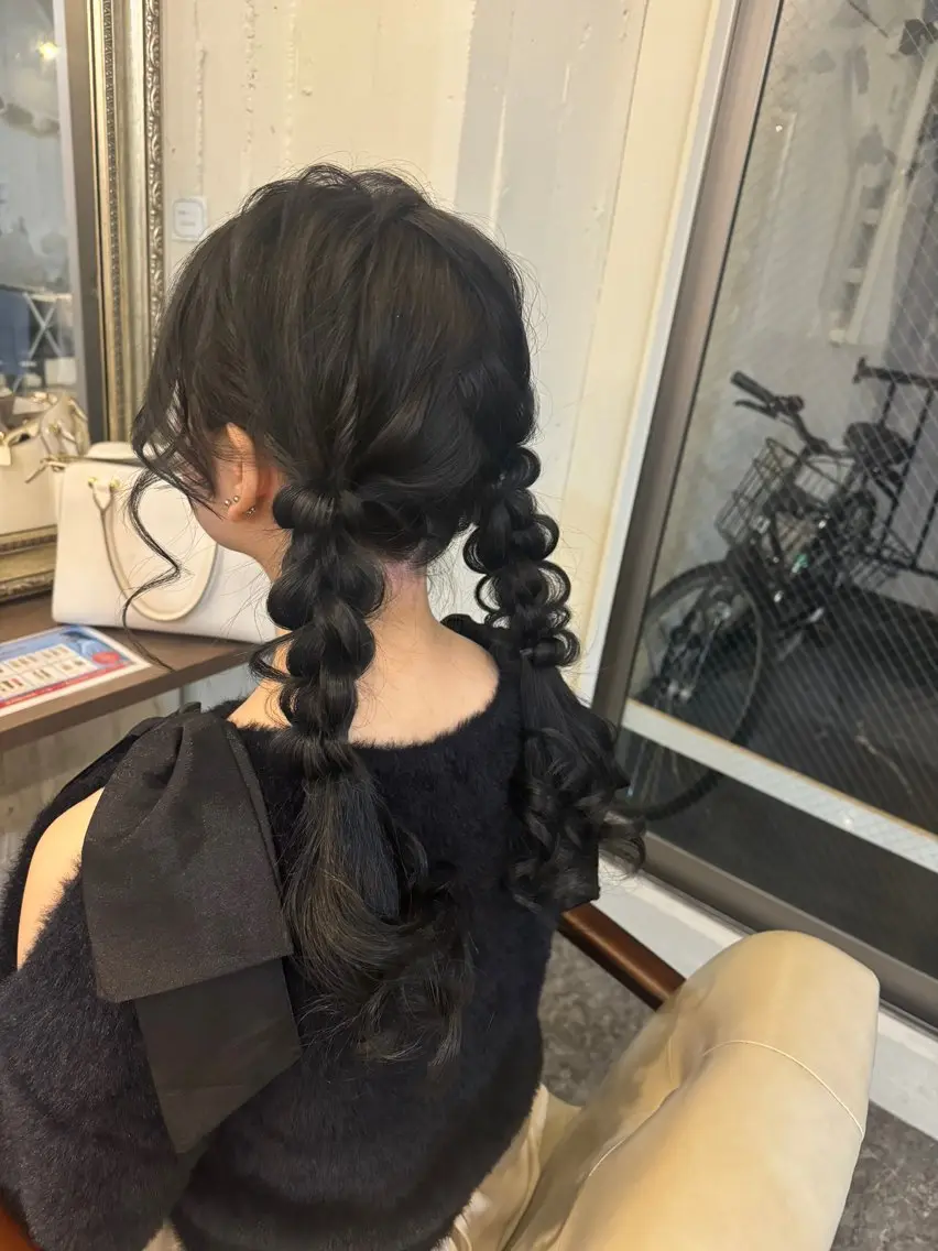 ロング ヘアアレンジ 小松 瑞季のヘアスタイル